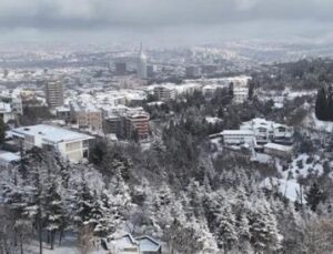 Ankara’da Kış Masalı: Kar Kalınlığı 15 Santimetreye Ulaştı!
