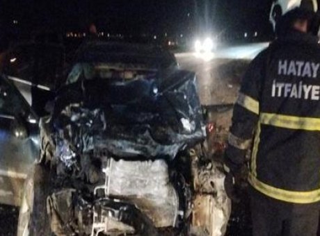 Hatay’da Dehşet Anları: Kafa Kafaya &Ccedil;arpışma Sonucu 1 &Ouml;l&uuml;, 6 Yaralı!