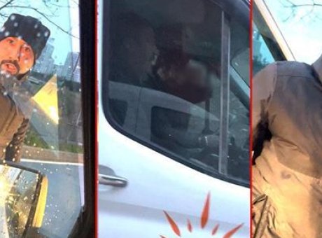 Yolda Dehşet Anları: “Senin Ağzını Burnunu Kırarım” Tehdidi!