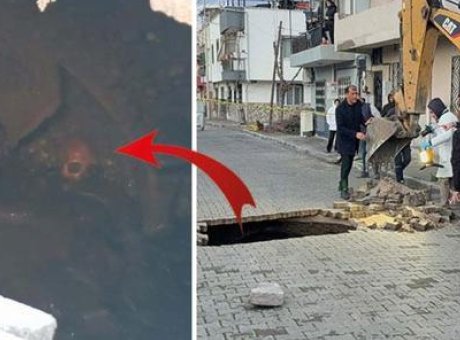 Yolda Şok Etkisi Yaratan Buluntu: İnsan Kafatası ve Kemikleri Ortaya &Ccedil;ıktı!