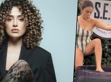 Dilan &Ccedil;ıtak&rsquo;ın Cesur Deneyimi: Buzlu Suya Girerek Sınırlarını Zorluyor!