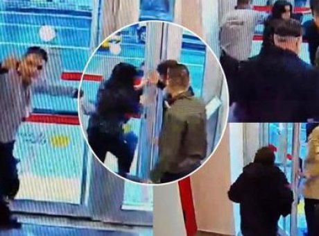 Bı&ccedil;aklı Soygun Girişimi: Beşiktaş&rsquo;ta Kaotik Anlar Kameralara Yansıdı