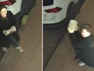 Gece Yarısı Taşlı Saldırı: Kadın İş Yerinin Camlarını Kırdı!