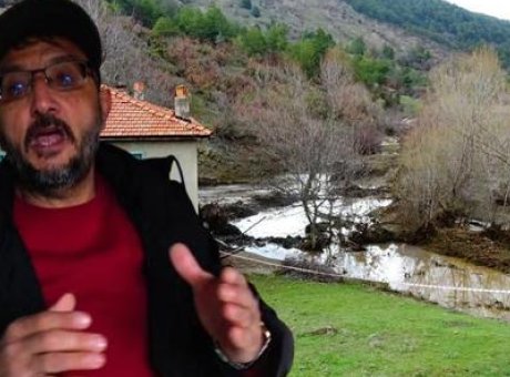 K&uuml;tahya’da Su Baskını Şoku: Hayvanlar Mahsur Kaldı, Evin Durumu Korkun&ccedil;!