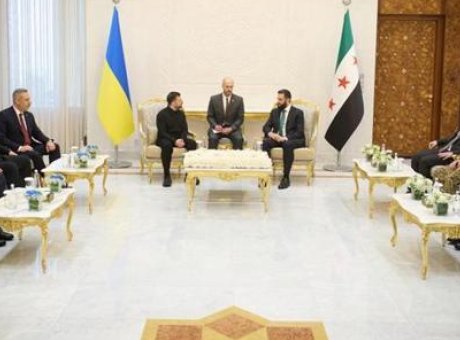 Şam’da Tarihi &Uuml;&ccedil;l&uuml; Zirve: Hakan Fidan, Zelenskiy ve Şara G&ouml;r&uuml;şt&uuml;