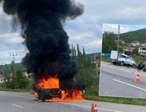 Alevler İ&ccedil;inde Kayıp: Dede ve Torun Trafik Kazasında Hayatını Kaybetti