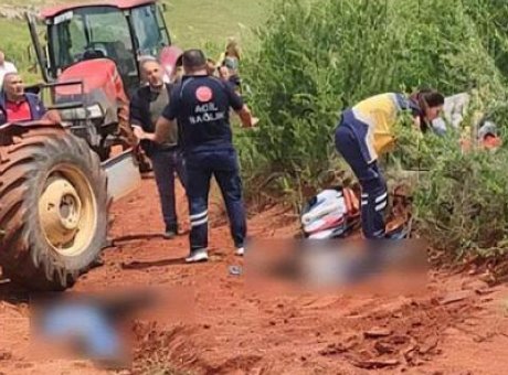 Dinar’da Trakt&ouml;r Faciası: Baba ve Oğul Hayatını Kaybetti