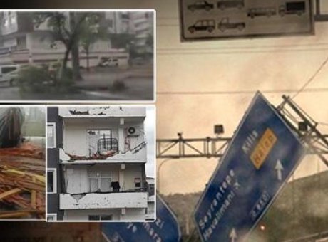 Gaziantep’te ‘S&uuml;per H&uuml;cre’ Fırtınası: 1 &Ouml;l&uuml;, Eğitimde Aksama ve b&uuml;y&uuml;k Hasar!