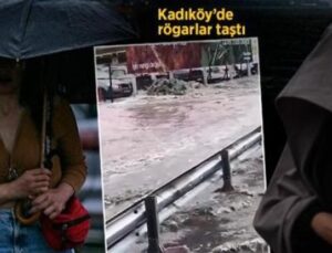 İstanbul&rsquo;u Vuran Ani Sağanak: Hazırlıksız Yakalananlar Zor Anlar Yaşadı!