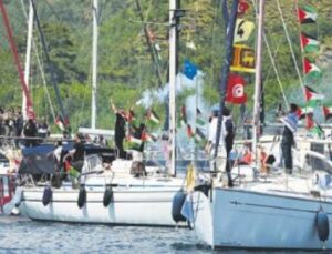 K&uuml;resel Aktivistler Marmaris’ten Yola &Ccedil;ıktı: 54 Tekne, 70 &Uuml;lke!