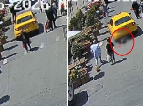 Şişli’de Taksi Altında Kalan Kadının Mucizevi Kurtuluşu G&ouml;zler &Ouml;n&uuml;nde!
