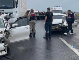 Siverek’teki Zincirleme Kazada İki Can Kaybı: Yaralılar Hastaneye Kaldırıldı