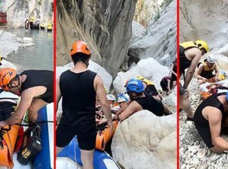 Yabancı Turist G&ouml;yn&uuml;k Kanyonu’nda Mahsur Kaldı: Dramatik Kurtarma Operasyonu