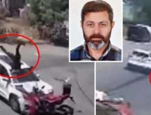 15 Yaşındaki Ehliyetsiz S&uuml;r&uuml;c&uuml;: Motosikletli Adamı Havaya U&ccedil;urdu!