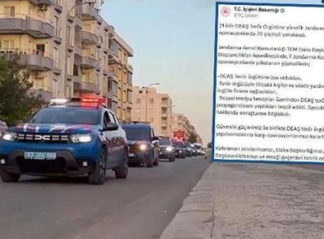 DEAŞ&rsquo;a Karşı Dev Operasyon: 21 İlde 70 Ş&uuml;pheli Yakalandı!