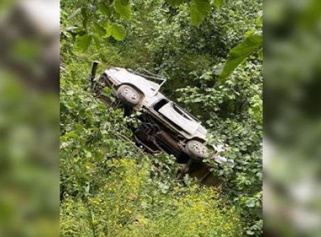 Giresun’da Feci Kaza: Kontrolden &Ccedil;ıkan Kamyonet 150 Metreden U&ccedil;tu, 1 &Ouml;l&uuml;