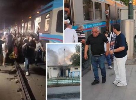 İstanbul Tramvayında Yangın Panik Yarattı: Yolcular Raylarda Bekledi