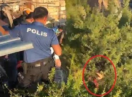 Ka&ccedil;tığı Hastaneden D&uuml;şen Adamın Dramı: Ekipler 45 Dakika S&uuml;ren Kurtarma Operasyonu Başlattı