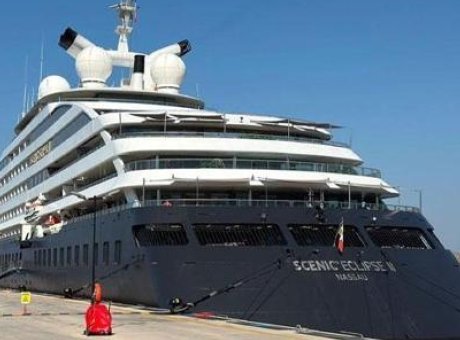 L&uuml;ks Keşif Gemisi Scenic Eclipse II, Bodrum&rsquo;a İlk Seferini Ger&ccedil;ekleştirdi!