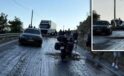 Mazot Sızıntısı Zincirleme Kazaya Yol A&ccedil;tı: 4 Ara&ccedil; Birbirine Girdi