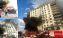 Şanlıurfa’da Korkutan Yangın: 10 Katlı Apartman Alev Alev Yandı, 7 Kişi Hastaneye Kaldırıldı