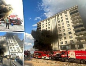 Şanlıurfa’da Korkutan Yangın: 10 Katlı Apartman Alev Alev Yandı, 7 Kişi Hastaneye Kaldırıldı