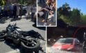 Tekirdağ’da Şok Edici Motosiklet Kazası: İki Ara&ccedil; Birden &Ccedil;arpıştı!