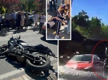 Tekirdağ’da Şok Edici Motosiklet Kazası: İki Ara&ccedil; Birden &Ccedil;arpıştı!