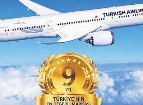 T&uuml;rkiye&rsquo;nin En Değerli Markası: THY, Rekorlarla Zirveye Yerleşti!