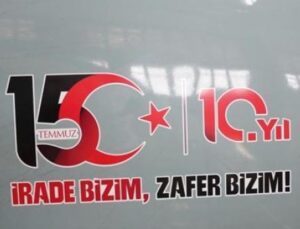 15 Temmuz’un Kahramanları: Y&uuml;ksek Hızlı Trenlerde &Ouml;zel Logo ile Anma