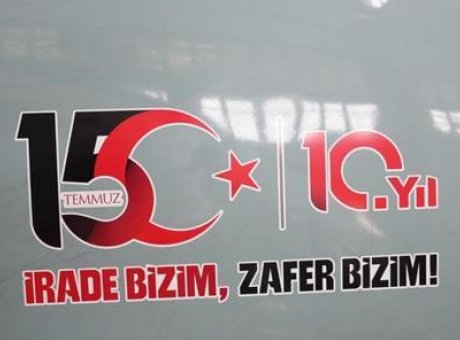 15 Temmuz'un Kahramanları: Y&uuml;ksek Hızlı Trenlerde &Ouml;zel Logo ile Anma