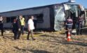 Amasya’da Yolcu Otob&uuml;s&uuml; Devrildi: 46 Yaralı, İki Kişinin Hayati Tehlikesi Var!