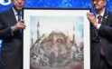 Ayasofya’nın Yeniden İbadete A&ccedil;ılışı İ&ccedil;in Anlamlı Hediye: Erdoğan&rsquo;a Tablo