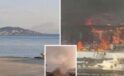 B&uuml;y&uuml;kada’da Şok Yangın: Viranbağ Plajı’nda Alevler Korkuttu!