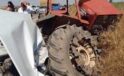 &Ccedil;ankırı’da Dehşet Anları: Park Halindeki Trakt&ouml;re &Ccedil;arpan Otomobilde 3 Can Kayıpları!