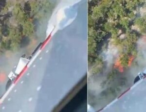 &Ccedil;atalca’da Orman Yangını: Havadan ve Karadan Yoğun M&uuml;cadele!