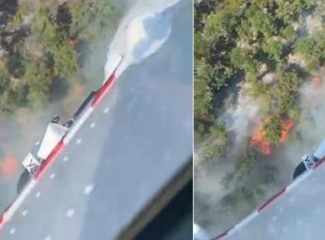 &Ccedil;atalca’da Orman Yangını: Havadan ve Karadan Yoğun M&uuml;cadele!