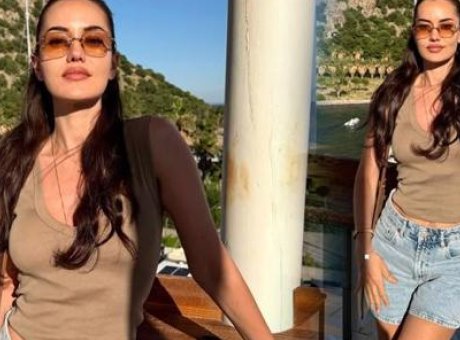 Fahriye Evcen&rsquo;in Tatil Pozları: &Uuml;nl&uuml; Oyuncunun Formu Hayranlarını Şaşırttı!