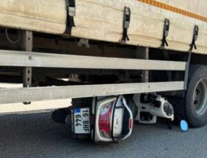 Motosikletli Gen&ccedil;, Kamyonet Altında 7 G&uuml;n S&uuml;ren M&uuml;cadelesini Kaybetti