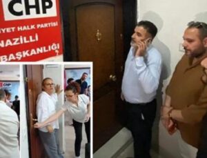 Nazilli’de CHP Y&ouml;netim Krizi: Eski ve Yeni Başkan Arasında Kapı Savaşları!