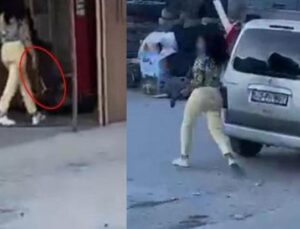 Sevgilisinin D&uuml;kkanında Dehşet Sa&ccedil;an Kadın! Olayın Ger&ccedil;ek Y&uuml;z&uuml;