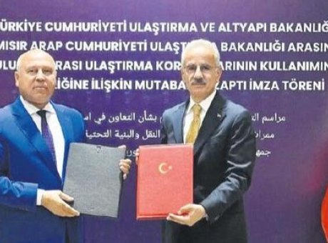 T&uuml;rkiye ve Mısır’dan Ulaştırma Alanında Tarihi İş Birliği