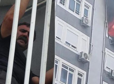 Antalya’da dehşet anları: Yangında mahsur kalan aile kurtarıldı!