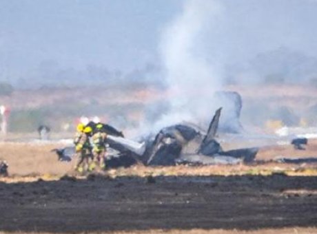 F-35 Savaş U&ccedil;ağı Kaliforniya’da Alev Alev Yandı: Pilot Son Anda Kurtuldu!