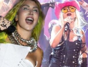Hande Yener’in Şaşırtan Yeni İmajı: Uzun Sarı Sa&ccedil;lar ve Dev G&ouml;zl&uuml;kler Sahnede!