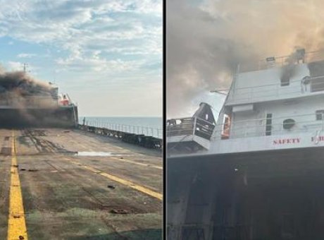 Karadeniz’de T&uuml;rk Gemiye Dron Saldırısı: 3 Yaralı, Yangın Devam Ediyor!