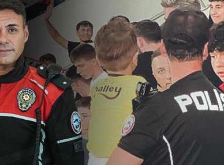 K&uuml;&ccedil;&uuml;k Fenerbah&ccedil;eli &Ccedil;ocuğun Hayatını Kurtaran Polis: “Artık Kimse Sana Zarar Veremez”