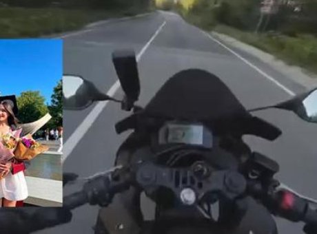 Şile’de Motosiklet Kazası: Gen&ccedil; Kadının Hayatı Kask Kamerasında Kaydedildi