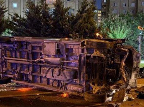 Şok Edici Kaza: Minib&uuml;s Makas Attı, 1 Kayıp ve 5 Yaralı!