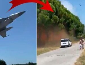 Yalova’da F-16 Kaza Anı: Pilotun Hayatta Kalma M&uuml;cadelesi Kamerada